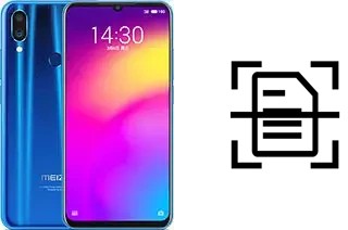 Come scannerizzare su un Meizu Note 9