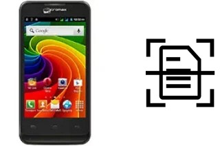 Come scannerizzare su un Micromax A36 Bolt