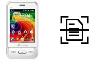 Come scannerizzare su un Micromax A50 Ninja