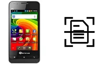 Come scannerizzare su un Micromax A73