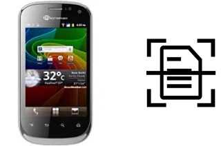 Come scannerizzare su un Micromax A75