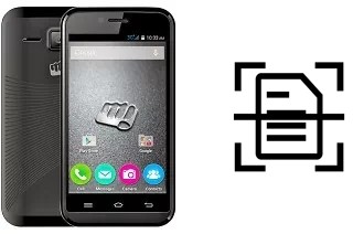 Come scannerizzare su un Micromax Bolt S301