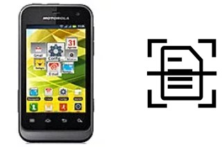 Come scannerizzare su un Motorola Defy Mini XT321