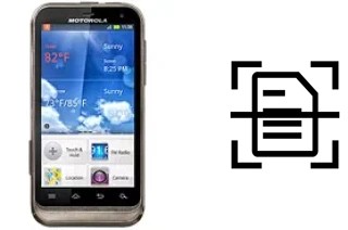 Come scannerizzare su un Motorola DEFY XT