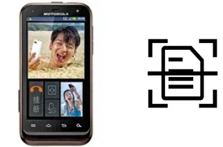 Come scannerizzare su un Motorola DEFY XT535