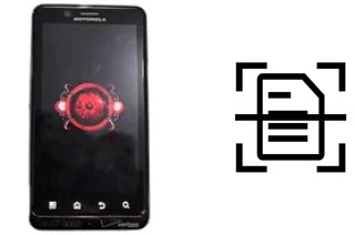 Come scannerizzare su un Motorola Droid Bionic Targa