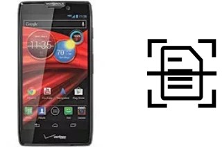 Come scannerizzare su un Motorola DROID RAZR MAXX HD