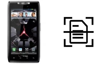 Come scannerizzare su un Motorola DROID RAZR XT912