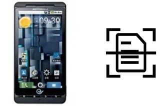 Come scannerizzare su un Motorola DROID X ME811