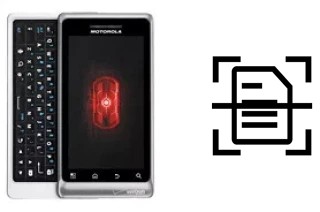 Come scannerizzare su un Motorola DROID 2 Global