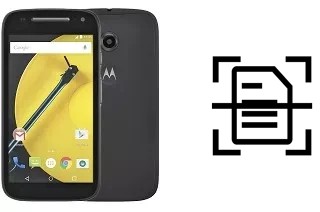 Come scannerizzare su un Motorola Moto E (2nd gen)