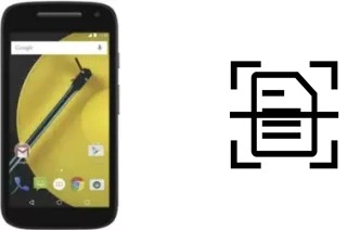 Come scannerizzare su un Motorola Moto E (2nd Gen) XT1527