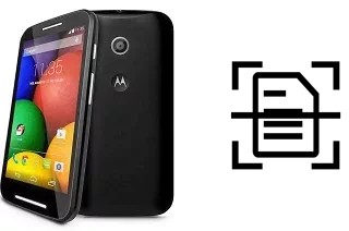 Come scannerizzare su un Motorola Moto E Dual SIM