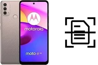 Come scannerizzare su un Motorola Moto E40