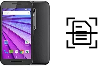 Come scannerizzare su un Motorola Moto G (3rd gen)