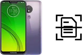 Come scannerizzare su un Motorola Moto G7 Power