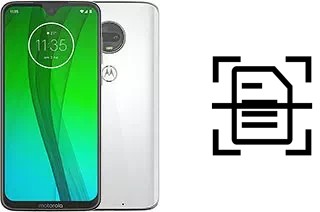 Come scannerizzare su un Motorola Moto G7