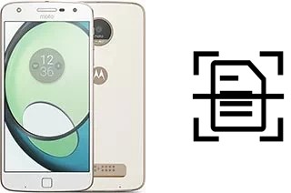 Come scannerizzare su un Motorola Moto Z Play