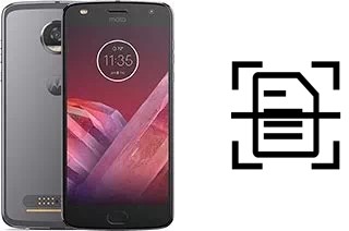 Come scannerizzare su un Motorola Moto Z2 Play