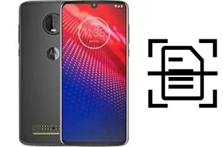 Come scannerizzare su un Motorola Moto Z4 Force