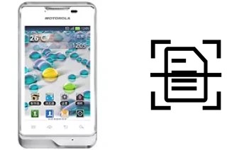 Come scannerizzare su un Motorola Motoluxe XT389