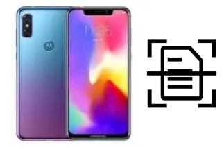 Come scannerizzare su un Motorola P30 Note