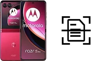 Come scannerizzare su un Motorola Razr 40 Ultra