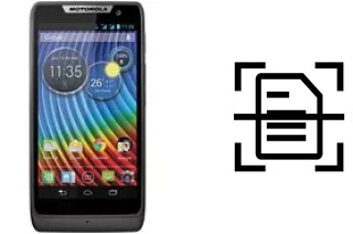 Come scannerizzare su un Motorola RAZR D3 XT919