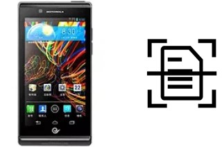 Come scannerizzare su un Motorola RAZR V XT889