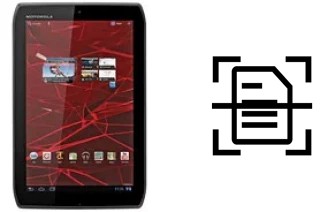 Come scannerizzare su un Motorola XOOM 2 Media Edition MZ607