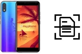 Come scannerizzare su un MyPhone myXi1