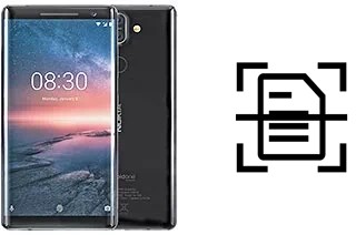 Come scannerizzare su un Nokia 8 Sirocco