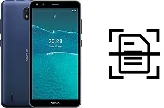 Come scannerizzare su un Nokia C1 2nd Edition