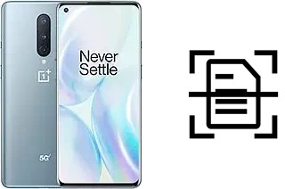 Come scannerizzare su un OnePlus 8 5G UW (Verizon)