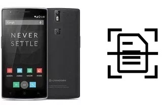 Come scannerizzare su un OnePlus One