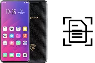 Come scannerizzare su un Oppo Find X Lamborghini Edition