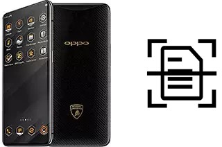 Come scannerizzare su un Oppo Find X Lamborghini