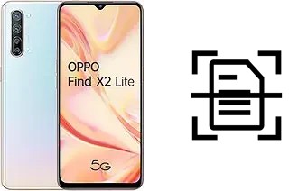 Come scannerizzare su un Oppo Find X2 Lite