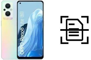 Come scannerizzare su un Oppo Reno8 Lite