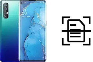 Come scannerizzare su un Oppo Reno3 Pro