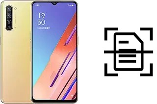 Come scannerizzare su un Oppo Reno3 Youth