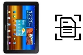 Come scannerizzare su un Samsung Galaxy Tab 8.9 4G P7320T