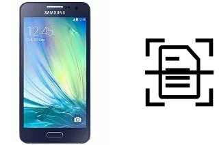 Come scannerizzare su un Samsung Galaxy A3 Duos