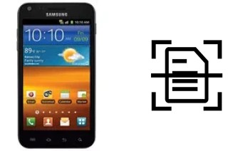 Come scannerizzare su un Samsung Galaxy S II Epic 4G Touch