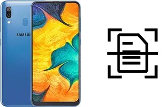 Come scannerizzare su un Samsung Galaxy A30