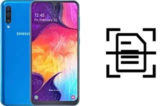 Come scannerizzare su un Samsung Galaxy A50