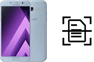 Come scannerizzare su un Samsung Galaxy A7 (2017)