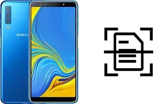 Come scannerizzare su un Samsung Galaxy A7 (2018)