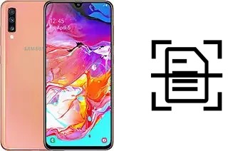 Come scannerizzare su un Samsung Galaxy A70