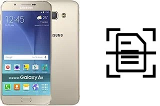 Come scannerizzare su un Samsung Galaxy A8 SM-A800F